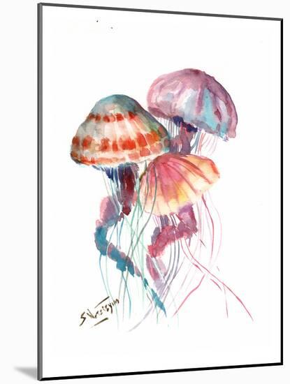 Jellyfish-Suren Nersisyan-Mounted Art Print