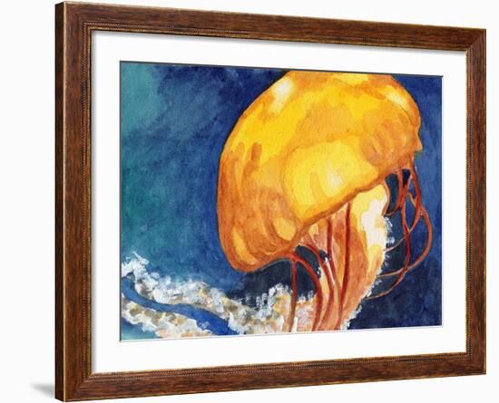 Jellyfish-Jennifer Redstreake Geary-Framed Art Print