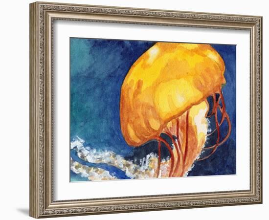 Jellyfish-Jennifer Redstreake Geary-Framed Art Print