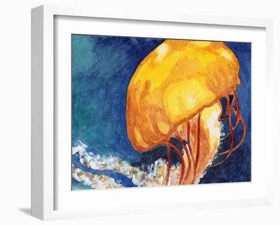 Jellyfish-Jennifer Redstreake Geary-Framed Art Print