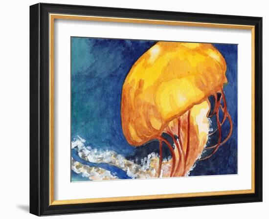 Jellyfish-Jennifer Redstreake Geary-Framed Art Print