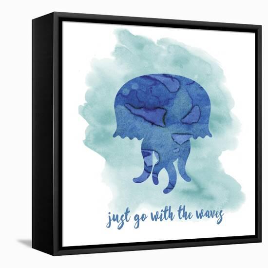 Jellyfish-Erin Clark-Framed Premier Image Canvas