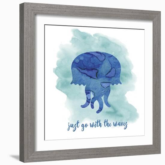 Jellyfish-Erin Clark-Framed Giclee Print