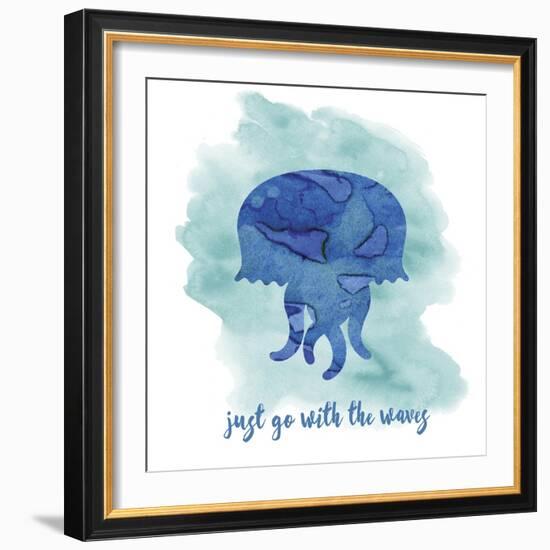 Jellyfish-Erin Clark-Framed Giclee Print