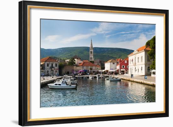 Jelsa Harbour, Hvar Island, Dalmatian Coast, Adriatic, Croatia, Europe-Matthew Williams-Ellis-Framed Photographic Print