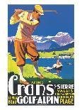Crans, le plus beau Golf Alpin-JEM-Art Print
