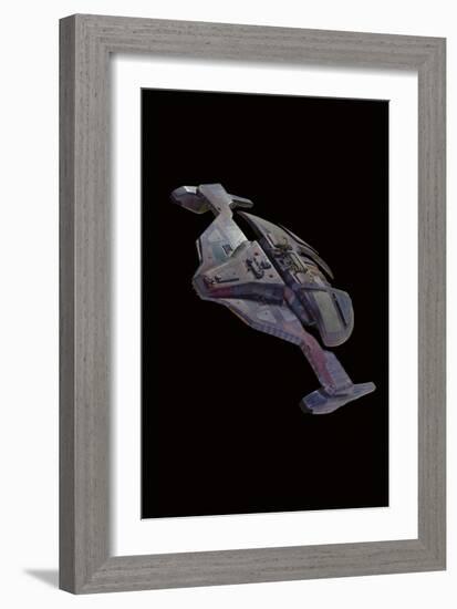 Jem'Hadar Spaceship Model, Used in 'Star Trek: Deep Space Nine', C.1993-null-Framed Giclee Print