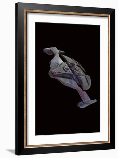 Jem'Hadar Spaceship Model, Used in 'Star Trek: Deep Space Nine', C.1993-null-Framed Giclee Print