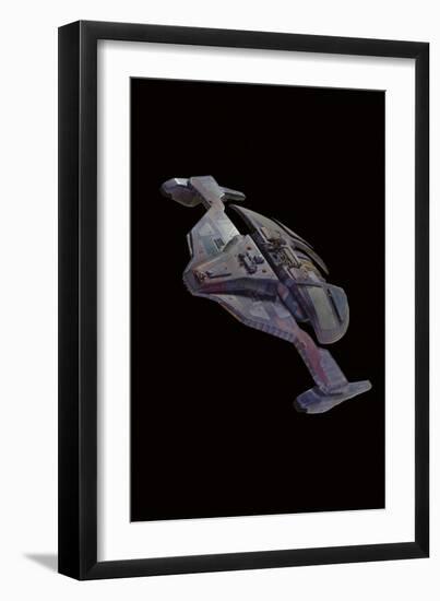 Jem'Hadar Spaceship Model, Used in 'Star Trek: Deep Space Nine', C.1993-null-Framed Giclee Print