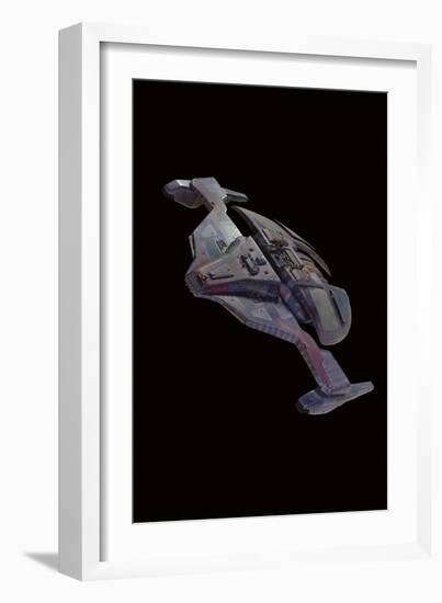 Jem'Hadar Spaceship Model, Used in 'Star Trek: Deep Space Nine', C.1993-null-Framed Giclee Print