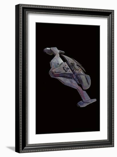 Jem'Hadar Spaceship Model, Used in 'Star Trek: Deep Space Nine', C.1993-null-Framed Giclee Print