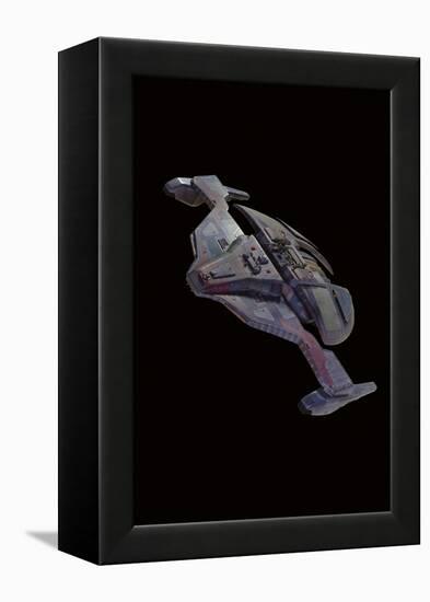 Jem'Hadar Spaceship Model, Used in 'Star Trek: Deep Space Nine', C.1993-null-Framed Premier Image Canvas