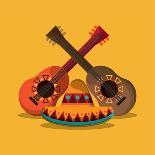 Mexican Culture Related Icons Image-Jemastock-Art Print