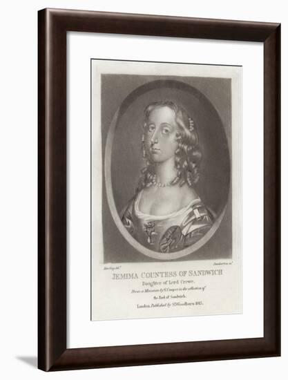 Jemima Countess of Sandwich-null-Framed Giclee Print