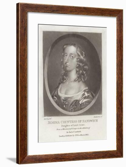 Jemima Countess of Sandwich-null-Framed Giclee Print