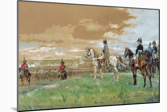 Jena (Napoleon on Horseback) 1880-Jean-Louis Ernest Meissonier-Mounted Giclee Print