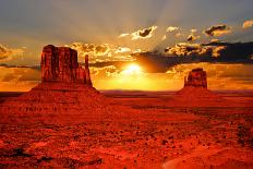 Arizona Desert Sunset-Jeni Foto-Photographic Print