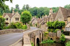 Picturesque Cotswold Village of Castle Combe, England-Jenifoto-Photographic Print