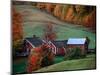 Jenne Farm in the Fall, near Woodstock, Vermont, USA-Charles Sleicher-Mounted Photographic Print