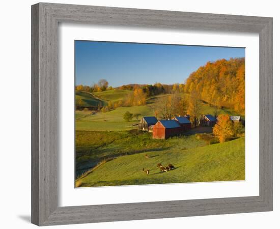 Jenne Farm, Nr Woodstock, Vermont, USA-Alan Copson-Framed Photographic Print