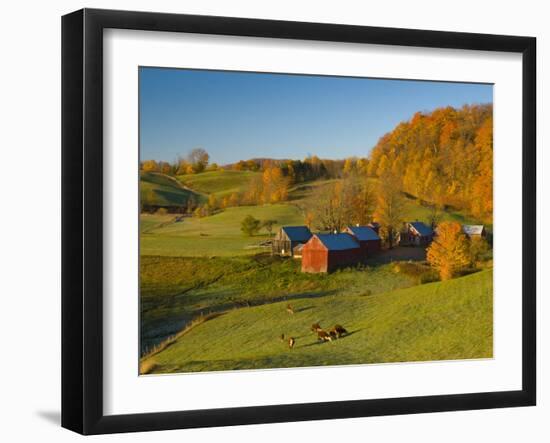 Jenne Farm, Nr Woodstock, Vermont, USA-Alan Copson-Framed Photographic Print