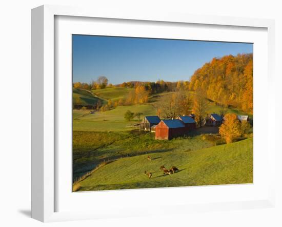 Jenne Farm, Nr Woodstock, Vermont, USA-Alan Copson-Framed Photographic Print