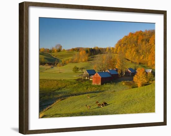 Jenne Farm, Nr Woodstock, Vermont, USA-Alan Copson-Framed Photographic Print