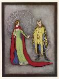Snow White and the Seven Dwarfs (Grimm) the Queen and Her Magic Mirror-Jennie Harbour-Art Print