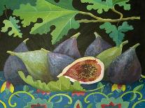 Pears and Grapes-Jennifer Abbott-Mounted Giclee Print
