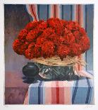 Untitled - Red Floral Arrangement-Jennifer Carlton-Collectable Print