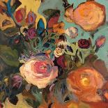 Rose Garden II-Jennifer Harwood-Framed Art Print