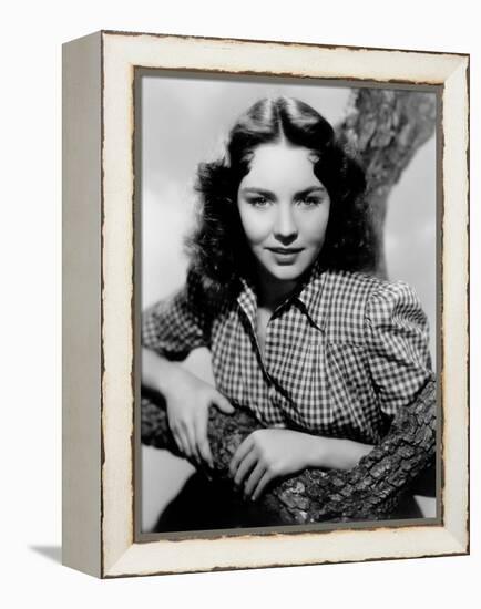 Jennifer Jones (photo)-null-Framed Stretched Canvas