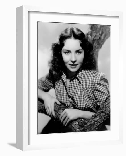 Jennifer Jones (photo)-null-Framed Photo