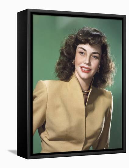 Jennifer Jones (photo)-null-Framed Stretched Canvas