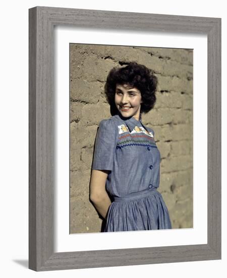 Jennifer Jones (photo)-null-Framed Photo