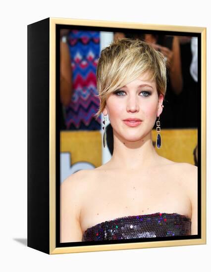 Jennifer Lawrence-null-Framed Stretched Canvas