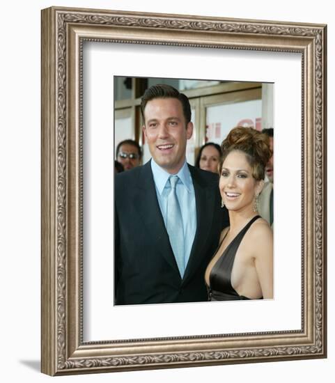 Jennifer Lopez And Ben Affleck-null-Framed Photo