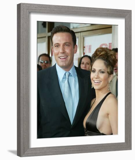 Jennifer Lopez And Ben Affleck-null-Framed Photo