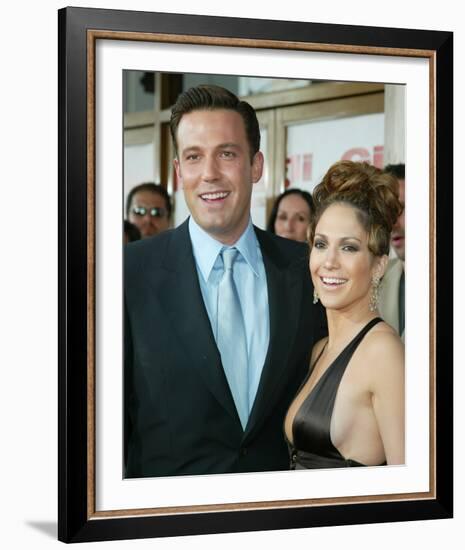 Jennifer Lopez And Ben Affleck-null-Framed Photo