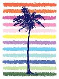 Rainbow Palm Tree-Jennifer McCully-Art Print