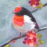 Brushstroke Bird I-Jennifer Parker-Framed Premium Giclee Print
