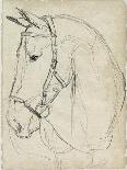 Horse in Bridle Sketch II-Jennifer Parker-Art Print