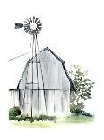 Watercolor Barn I-Jennifer Paxton Parker-Mounted Art Print