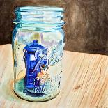 Ball Jar with Tree Peppers-Jennifer Redstreake Geary-Art Print