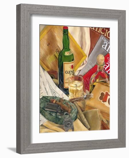 Jennifer's Scotch Indulgences I-Jennifer Goldberger-Framed Art Print