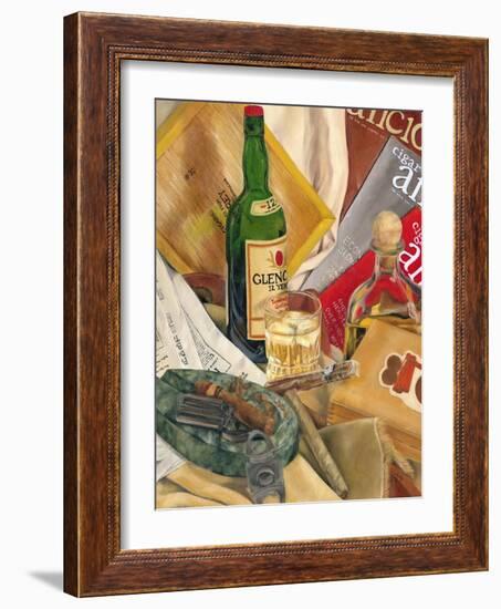 Jennifer's Scotch Indulgences I-Jennifer Goldberger-Framed Art Print