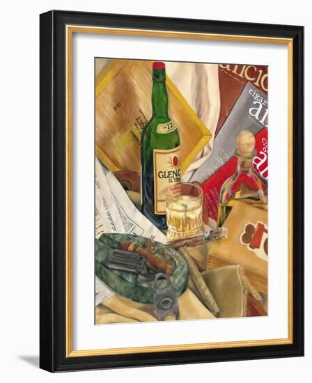 Jennifer's Scotch Indulgences I-Jennifer Goldberger-Framed Art Print