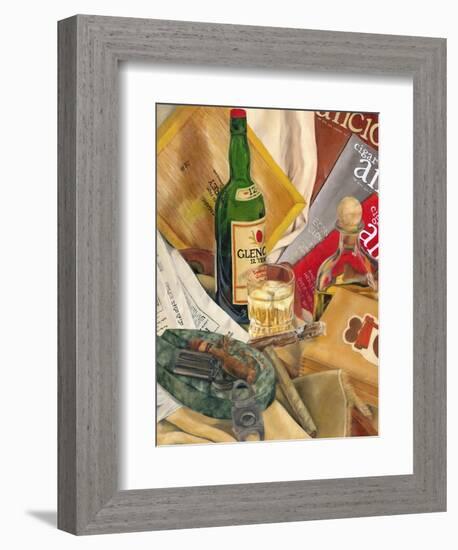 Jennifer's Scotch Indulgences I-Jennifer Goldberger-Framed Art Print