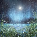 Cornflowers and The Moon No 1-Jennifer Taylor-Art Print