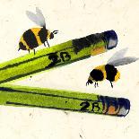 2B or Not 2 Bee (Watercolour)-Jenny Frean-Giclee Print